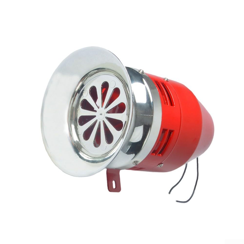 Sirena para exteriores de 220 V, 60 W, 110 dB, alarma industrial con cubierta protectora | Dispositivo de advertencia de seguridad de alta potencia para banco de almacén de fábrica
