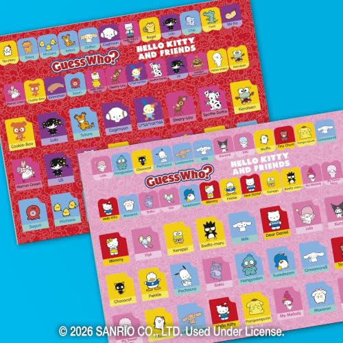 Hasbro Gaming Guess Who? Hello Kitty and Friends Edition Game | Officially Licensed Sanrio Games for Kids | 2 Players | 15 Mins. | Travel Friendly | Ages 6+ (Amazon Exclusive) - image 3