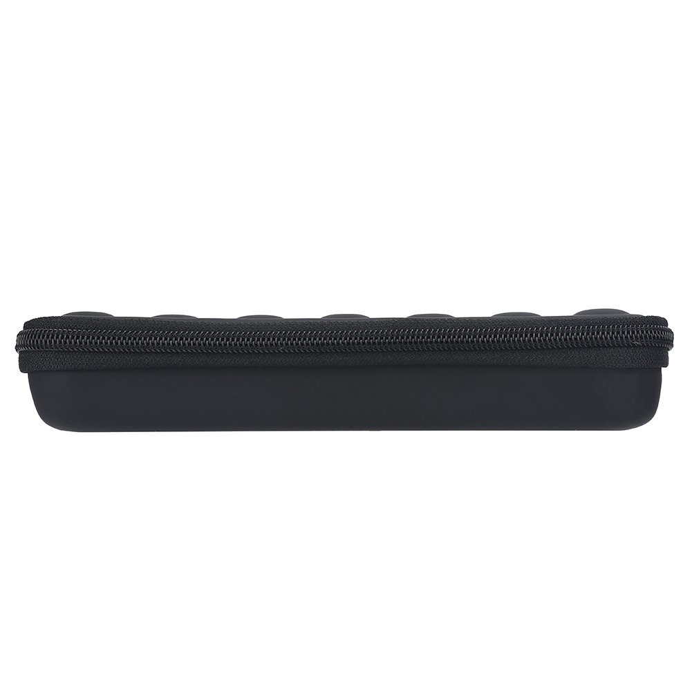 Harmonica Storage Case, PU Leather Black Harmonica Zippered Carrying Case Storage Bag for 7 Harmonicas custodia armonica - Image 3