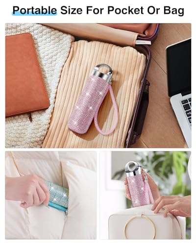 Image of Zannaki Metal Bling Pill Organizer, Travel Waterproof Weekly Pill Box, Portable Large Aluminum Alloy Pill Case Container, BPA Free 7 Day Daily Medicine Organizer Holder for Vitamin,Fish Oil,Supplement