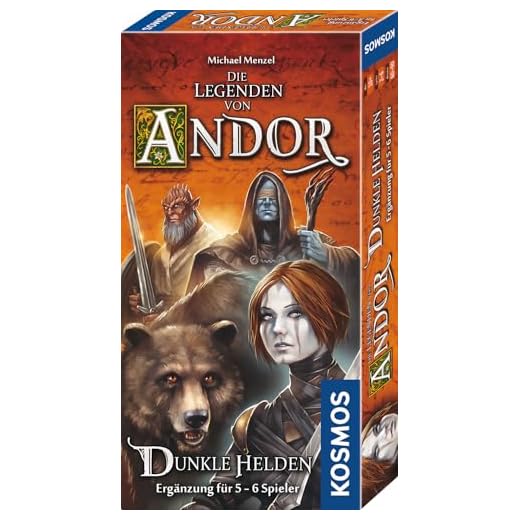 Hasbro Spiele B2606100 - Magic: The Gathering - Arena of the Planeswalkers, Rollenspiel 7 Kosmos 692841 - Die Legenden von Andor - Dunkle Helden, Ergänzung für 5-6 Spieler für das Grundspiel Die Legenden von Andor und Die Legenden von Andor Teil III: Die letzte Hoffnung, Brettspiel