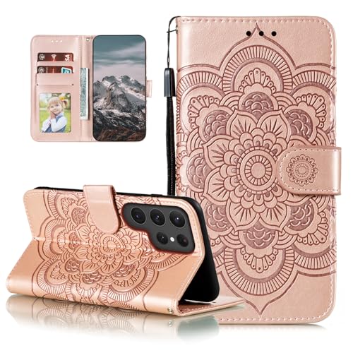 Protection Samsung S24 Ultra Etui Portefeuille Mandala pour Transports