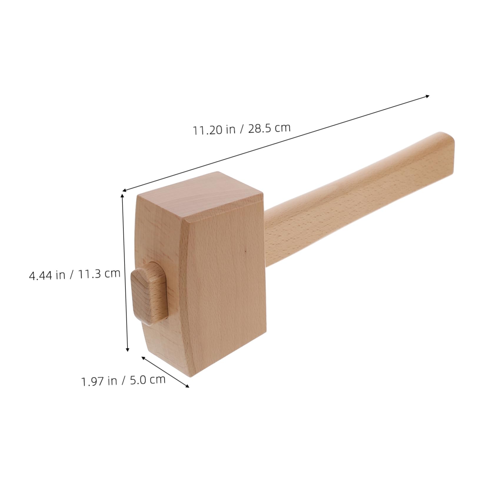 SEWACC Wood Mallet For Woodworking And Projects Ideal For Wood Carving And Leather Craft