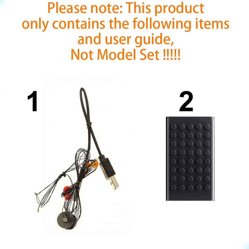 GEAMENT LED Light Kit Compatible with LEGO Bumblebee - Lighting set for Icons 10338 (Model Set Not Included) - Image 3