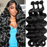 Body Wave Bundles Human Hair 16 18 20 Inch 100% Unprocessed Raw Vietnamese Human Hair 3 Bundles Body Weave Remy Virgin Hair Natural Black Color For Black Women