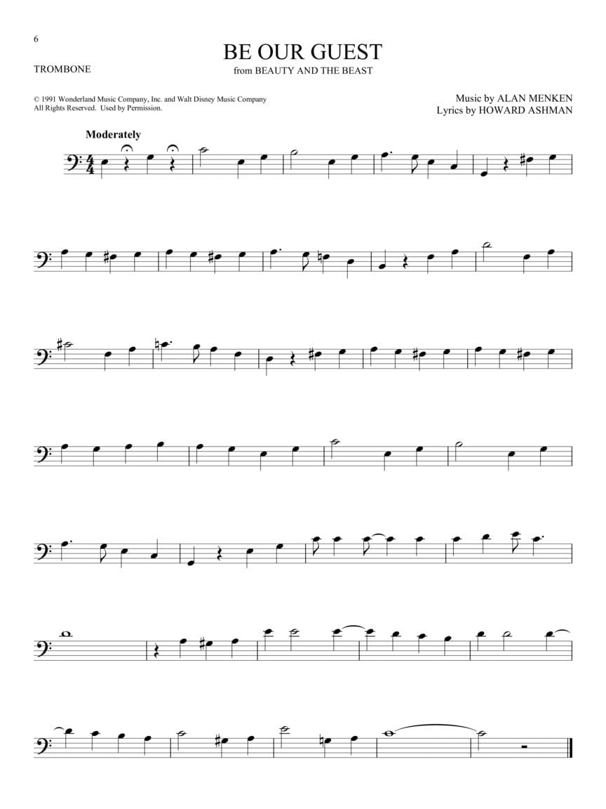101 Disney Songs: For Trombone