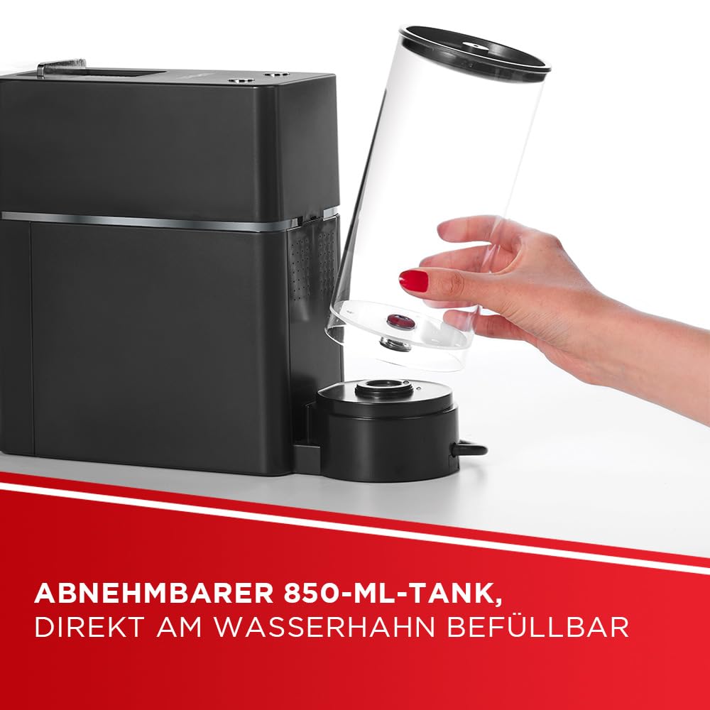 POLTI Coffea S15B – Espresso Maschine, kompatibel mit E.S.E. Pads 44 mm, 0,85 L Wassertank, 19 Bar Pumpendruck, Schwarz