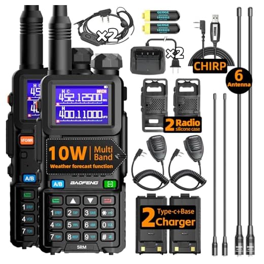 Baofeng Radio UV-5RM Ham Radio Handheld UV5R Walkie Talkies Long Range