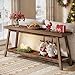 Tribesigns 70.86-Inch Console Table for Entyrway, Farmhouse 2-Tier Entry Entrance Table, Narrow Long Sofa Table Behind Couch, Rustic Brown
