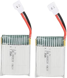 Lot De 2 Batteries Lithium 3,7V 3000mAh Pour Drones S6 G6 – Léger, Charge Sécurisée, Longue Durée