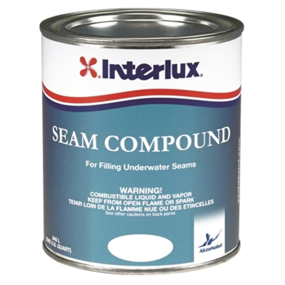 Transform Your Boat's Look with INTERLUX / INTERNATIONAL PAINT Seam Compound Below Brown QT – The Secret to a Flawless, Watertight Finish