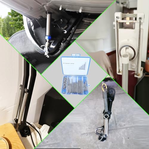 image for CREEYA 60pcs Extension Spring Assortment Kit, 0.035