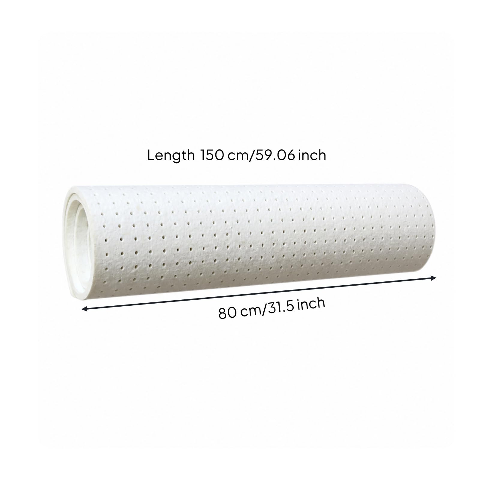 Almohadilla Planchado Perforada Esponja Transpirable Tapete para Sastres, 1.5 Metros X 0.8 Metros, Espesor 1.2 Cm