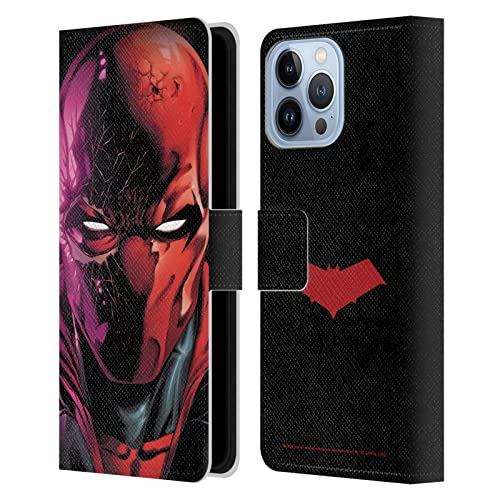 Head Case Designs Officially Licensed Batman DC Comics Three Jokers #3 Red Hood Leather Book Wallet Case Cover Compatible with Apple iPhone 13 Pro Max