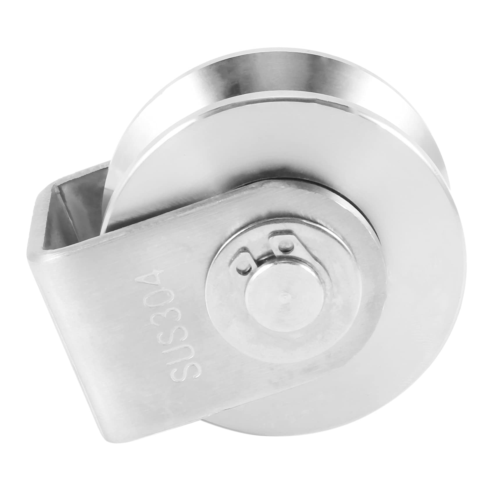 Poulie en V Rail Wheel en Acier 304, 2 Pouces, Diam 48 mm