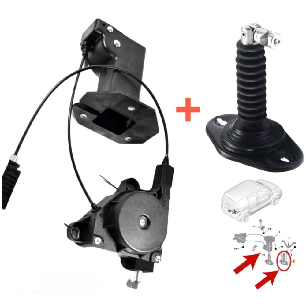 Kit de mecanismo de soporte de rueda de repuesto de 2 piezas para Bipper 2008-2021 Nemo 2008-2021 Qubo 2008-2021 Fiorino 2007-2021 51910321 51952366