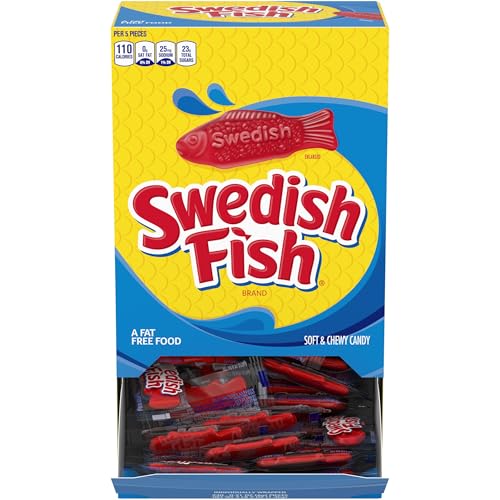 SWEDISH FISH Individually Wrapped Soft & Chewy Gummy Candy, 240 Count - image 1