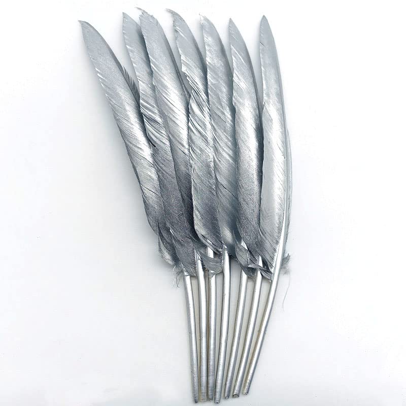 10-500 Uds Plumas Doradas de Pavo Ganso Pato faisán Plumas DIY centros de Mesa Accesorios de artesanía para decoración de Boda y hogar