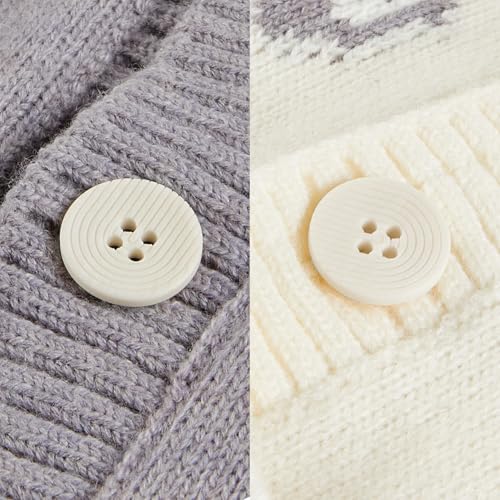Boutons recyclés écologiques pour réparer votre pull d'hiver préféré lot de 6 - 8