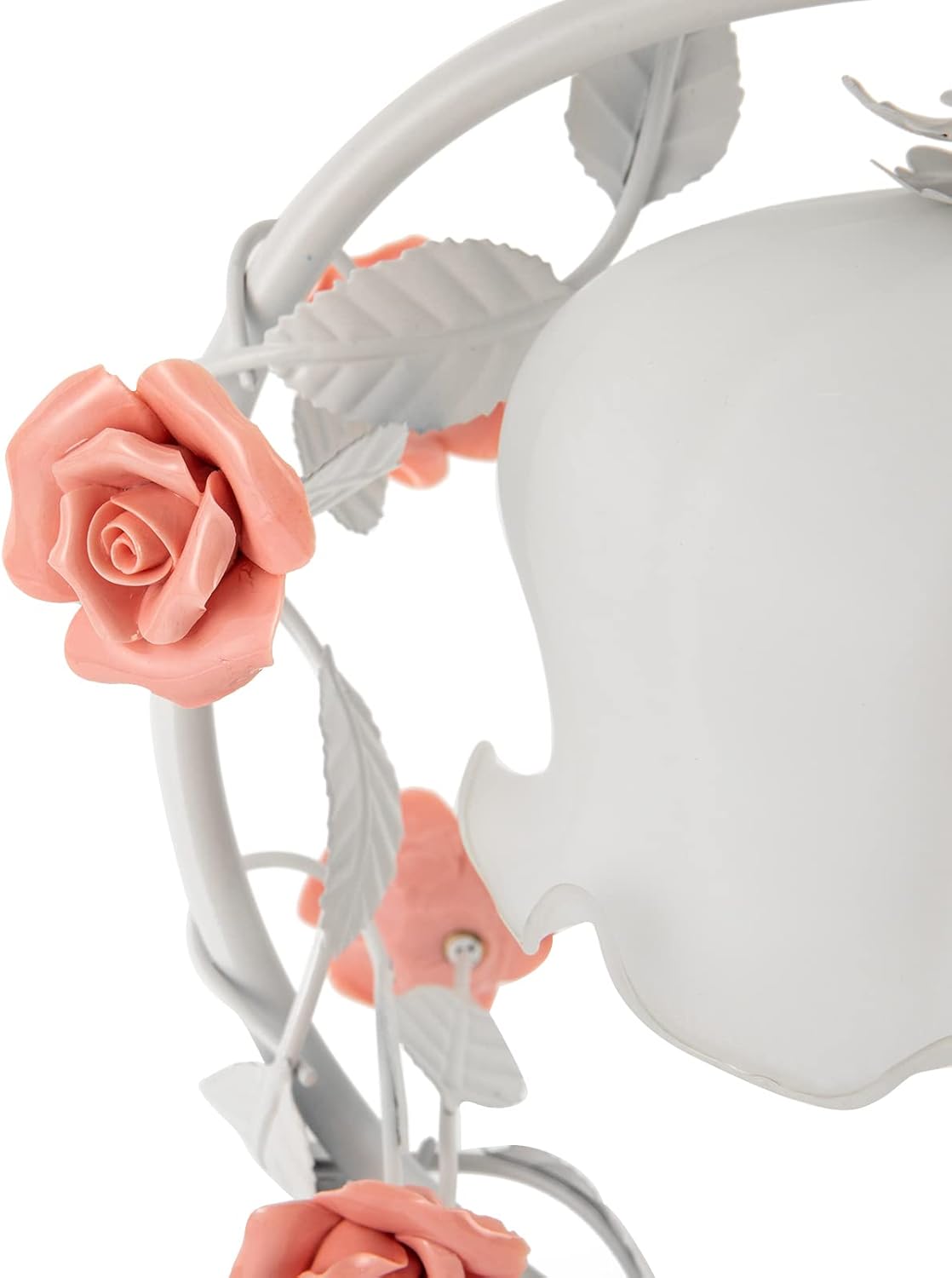 Vintage Flower Desk Lamp, Luxury Lily of The Valley Desk Lamp E26 Night Light Blooming Cute Flower Table Lamp for Vintage Room Home Decor