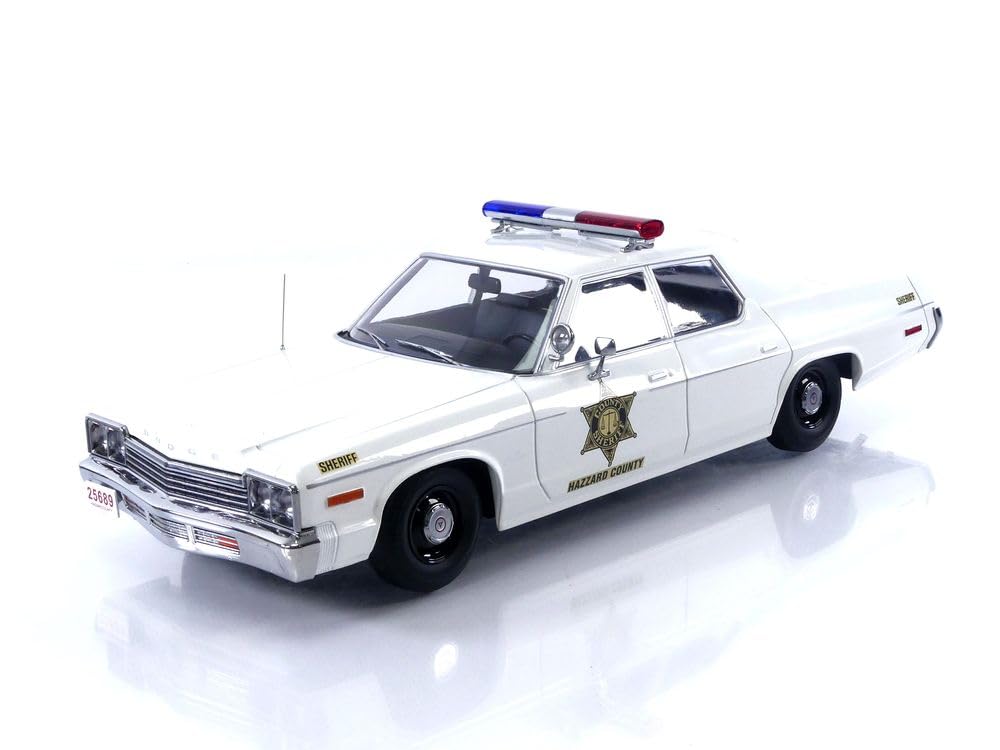 Kk Scale Models Collectible Miniature Car, Metal, White/Blue