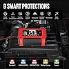 15A Car Battery Charger, 12V 15A/24V 8A Smart Fully Automatic Battery Charger with Temperature Compensation for Car Truck Motorcycle Marine Lead Acid Batteries and LiFePO4 Batteries #4