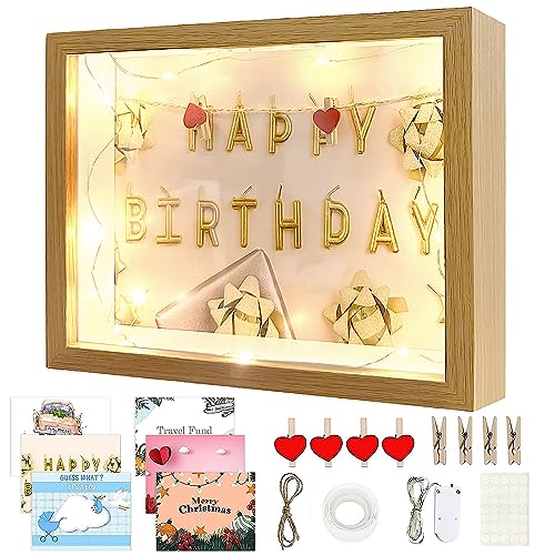 MeYuxg 3D-Bilderrahmen, 27 x 22 cm, tiefer 3D-Rahmen, 3 cm tief, mit...