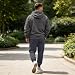 Jogginganzug Herren Trainingsanzug Sportanzug Einfarbig Activewear Für Fußball Gym 2 Teiler Trainingsanzug Herren Winter Mit Sweatshirt Und Jogginghose Tracksuit Warm Modern Hausanzug Dunkelgrau M