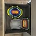 Gearrific 12-Piece Nesting Food Storage Container Set, Space Saver, Kitchen Organization