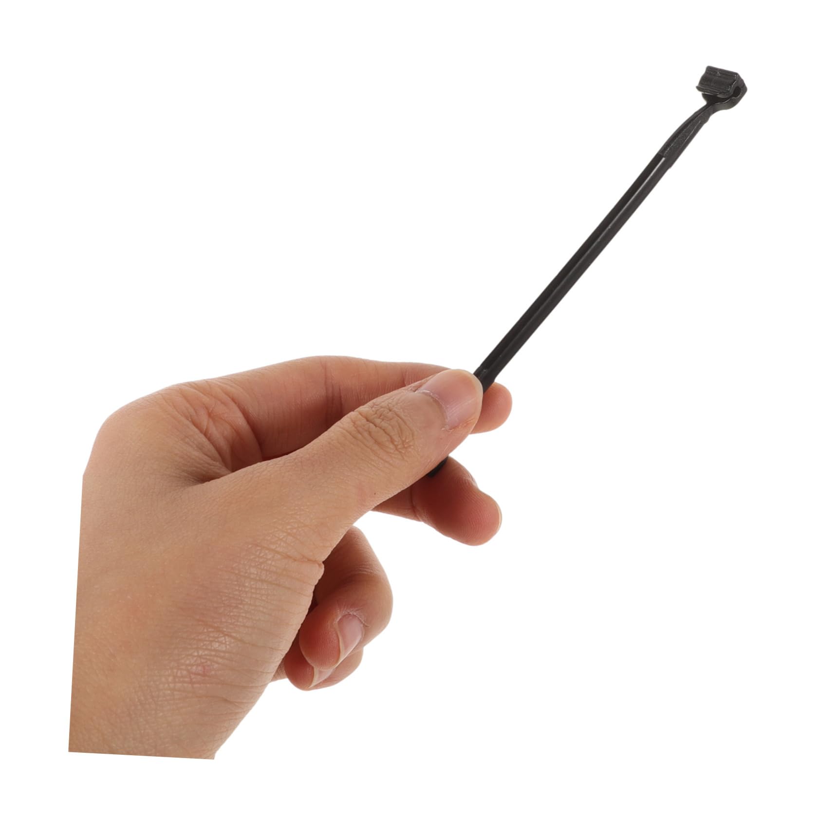 ORFOFE Mollette per Piante per Viti e Rami, Clip di Fissaggio in Plastico Nero, Facili da Usare, per Giardino e Sostegno Tralci, 1 Sacchetto