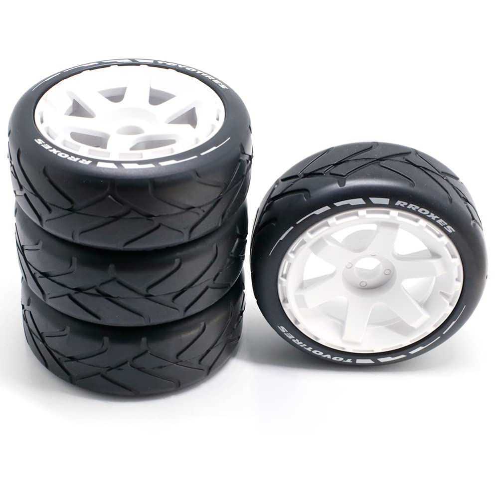 Amazon | WLYEJEA RCオンロードタイヤ 17mm 六角4インチ