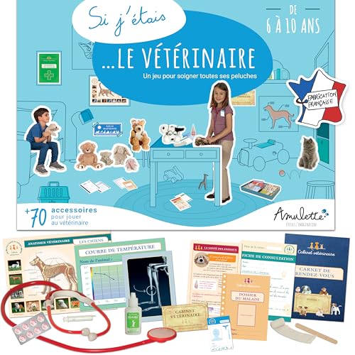 Le coffret interactif Si j'étais vétérinaire pour fille de 8 ans