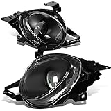 DNA Motoring HL-HIGHB-SC30092-BK Black Housing Projector High Beam Headlights Replacement For 92-00 SC300 SC400