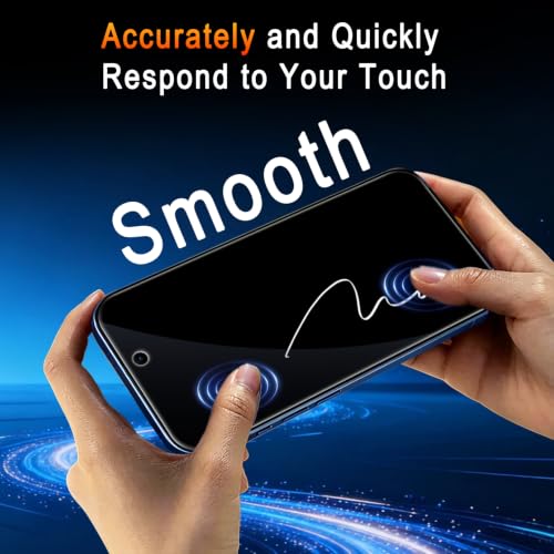 TZGZT Privacy Screen Protector for iPhone 16, Tempered Glass, Case Friendly - image 9