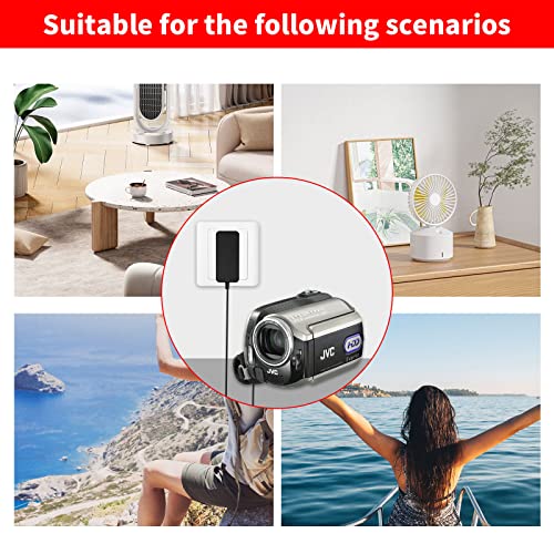 Charger For Jvc Everio Camcorder - Replacement Ac Adapter For Jvc Ap-V14 Ap-V15 Ap-V16 Gz-Mg630A Gz-Mg21U Gr-D72U Gz-Mg27U Gr-D93U Gr-D371Us Gr-D375Us Gr-D395Us Gr-Ax890Us Gr-D230Us Camcorder #TOP4