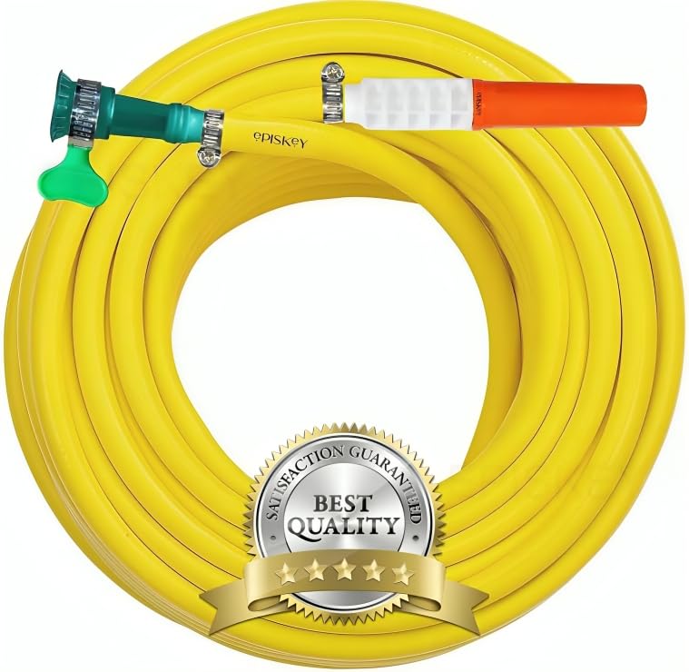 EPISKEY Garden Hose Pipe With PVC Spray Nozzle Fittings,Garden Hose, Wear and Tear Resistant, Leak and Burst Proof, Kink Free, Easy Storage (10 Meter) (B0DB5VRTRW) Amazon Price History, Amazon Price Tracker