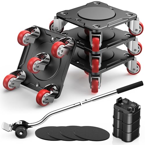 WOUOW Kit Spostamento Mobili con Sollevatore Mobili - Pannello in