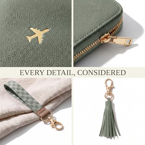 ZICOTO All-in-One Travel Wallet with Wristlet