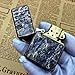 Zorro 912S Limited Edition Brass Kerosene Lighter – 200g Heavy Armor Style, Flat Head, Rare 6-Sided Rock Texture Design Rock Texture