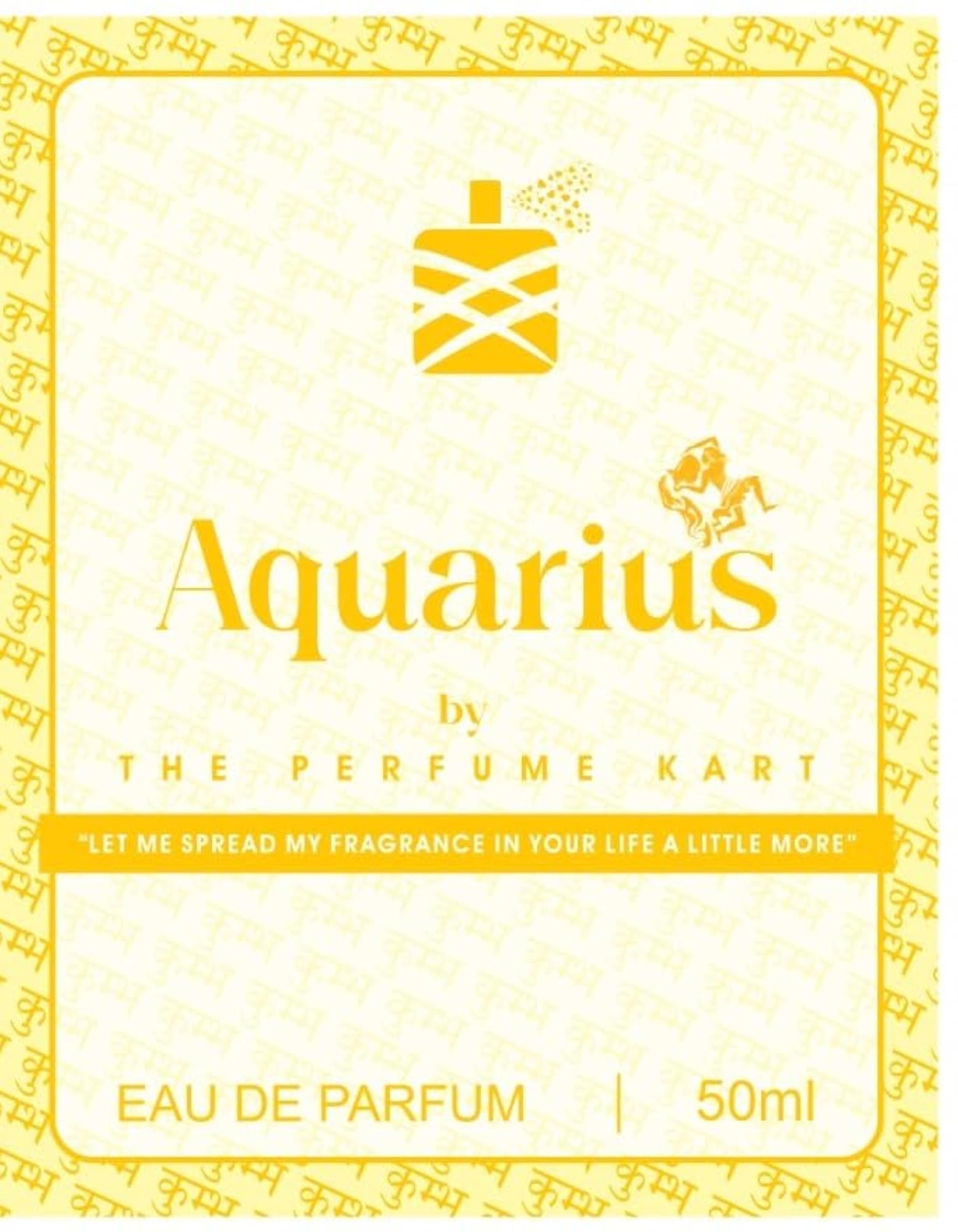 Aquarius Premium Long Lasting Eau de Parfum, 50 ML
