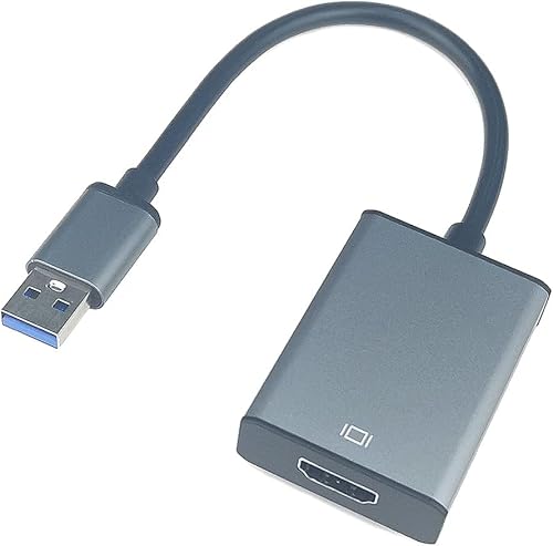 Adaptador multipuerto USB C a HDMI, 3 en 1 Thunderbolt 3 4 Type-C Hub a HDMI Convertidor 4K 30Hz con USB 3.0 y 60W PD carga para MacBook Windows,