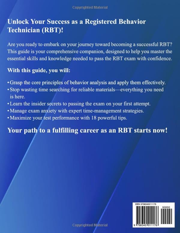 RBT Study Guide: Pass the Registered Behavior Technician Exam the Easy Way | Includes Effective Strategies, Insider Secrets, 600+ Practice Questions & In-Depth Answer Explanations - Image 2