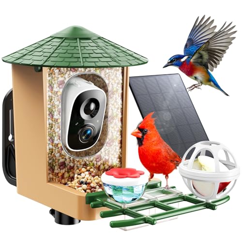 Smart Bird Feeder with Camera with AI Identify Birds Species