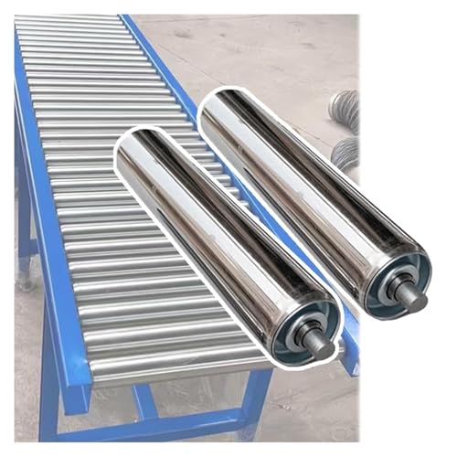 Rouleau de convoyeur en acier inoxydable durable de 300 mm pour manutention