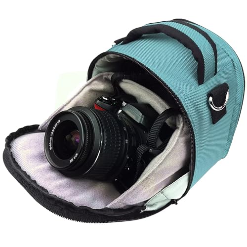 Funda acolchada para mini proyector, compatible con AAXA, Sony, iCODIS, ZOPro y AMOOAW, color azul cielo miniatura 6