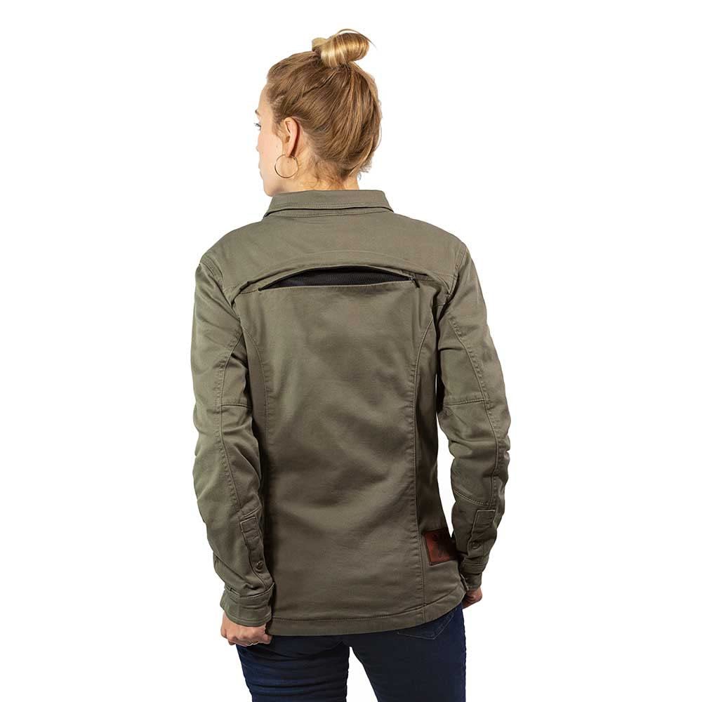 John Doe Koszula Kobiety Motoshirt Women Olive