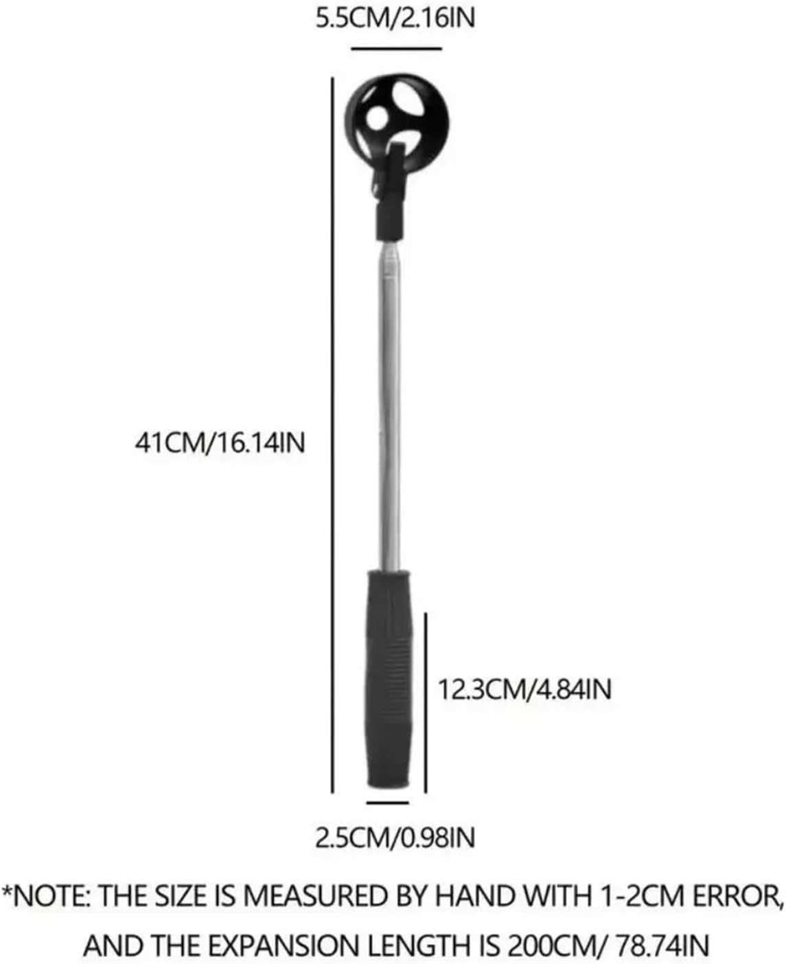 Golf Ball Retriever 4pcs Golf Ball Retrievers On-Course Accessories Portable Stainless Steel Shaft Catcher