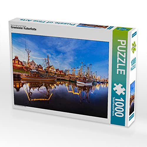 CALVENDO Puzzle „Boot Im Watt“ 1000 Teile – Lege-Größe 64x48 Cm | Premium-Qualität, Präzise Stanzung