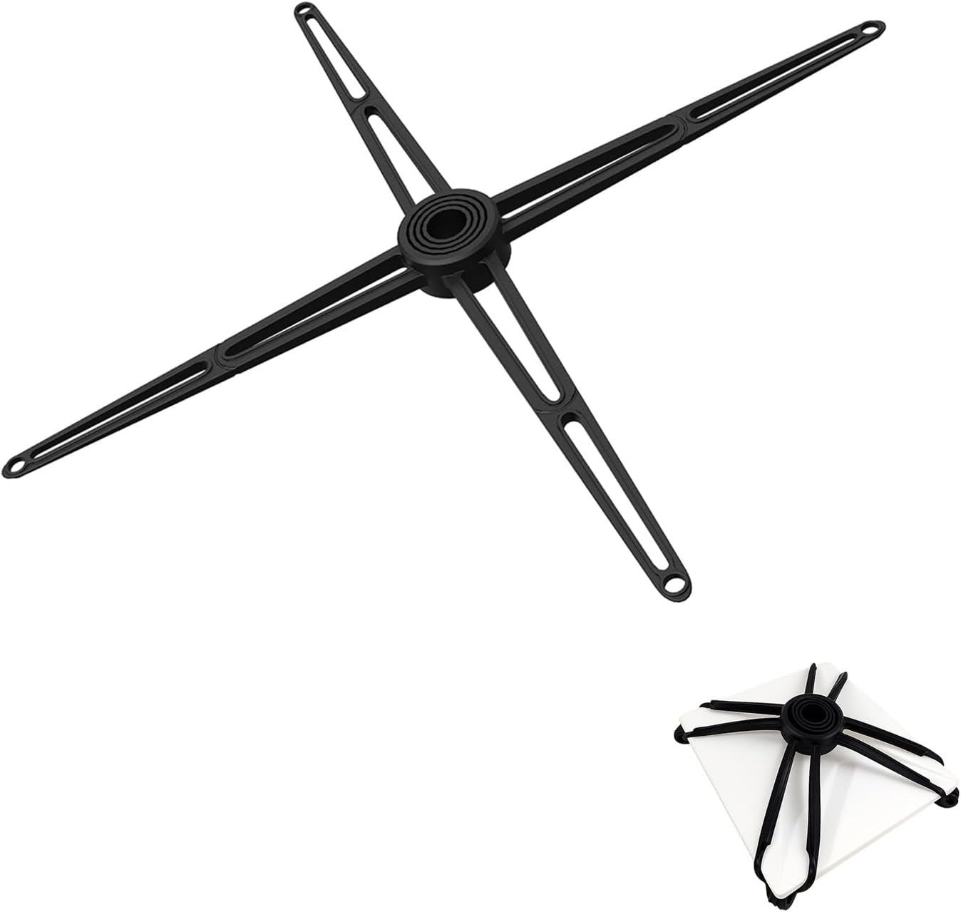 RAWILL Windproof Fixing Strap for Starlink Gen 3 & Mini - Adjustable Rubber Stabilizer for Satellite Dish Mounts - Versatile Anti-Security Strap for Starlink – Roof & Ground Mounting Accessories