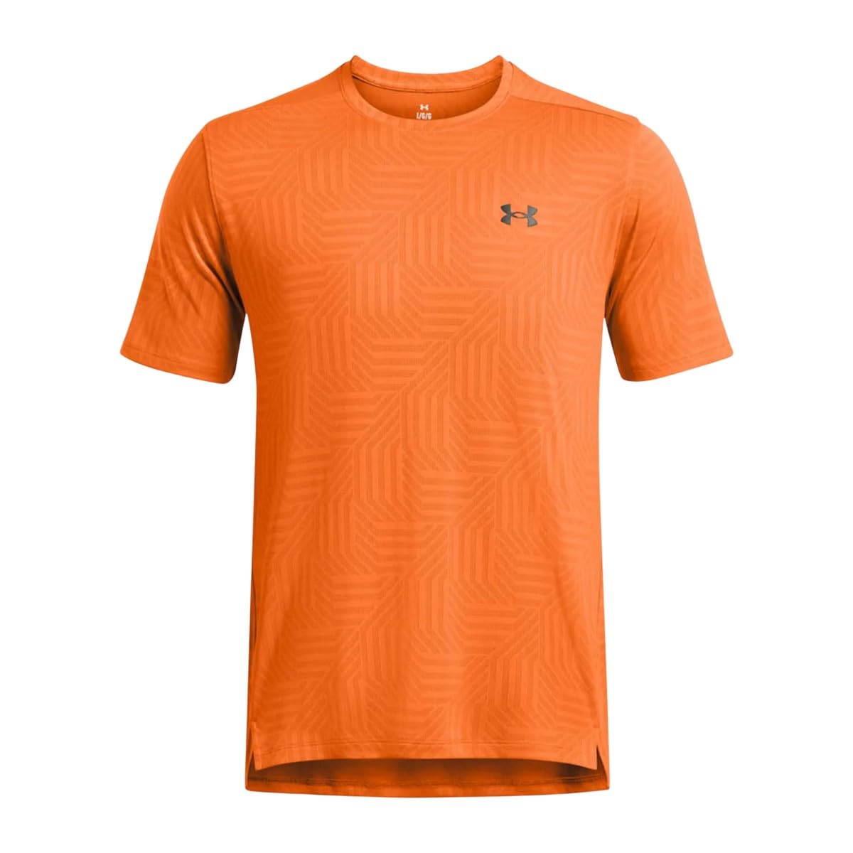 Under Armour Men's Orange Tech Geotessa Vent T-Shirt (L) (Orange)